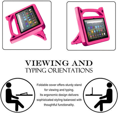 Fire HD 8 Case,Fire HD 8 Tablet Case for Kids,(2024/2022/2020 Release,12Th/10Th Gen),Lightweight Shockproof Kid-Proof Cover with Stand Kids Case for Fire HD 8 plus Tablet & Fire HD 8 Kids Pro Tablet.
