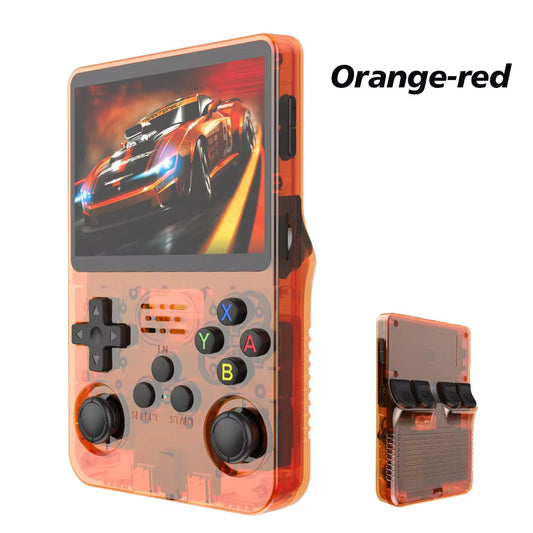 128GB R36S Retro Handheld Video Game Console with Linux System, 3.5-Inch IPS Screen, R35S Pro Portable Pocket Video Player, Preloaded with 64GB of Games
