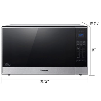 2.2-Cubic Foot 1250W Countertop Microwave with Inverter Technology in Stainless Steel NN-SN95HS