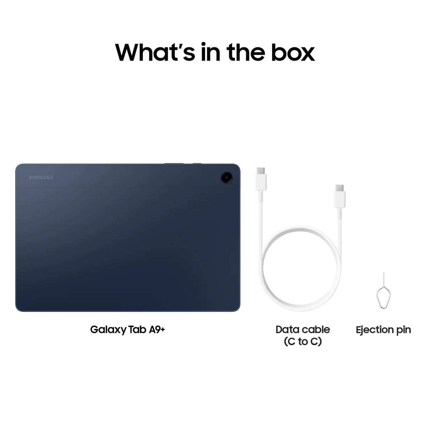 Galaxy Tab A9+ 11-Inch Widescreen Tablet, 64GB Storage, Android 13, Navy Blue