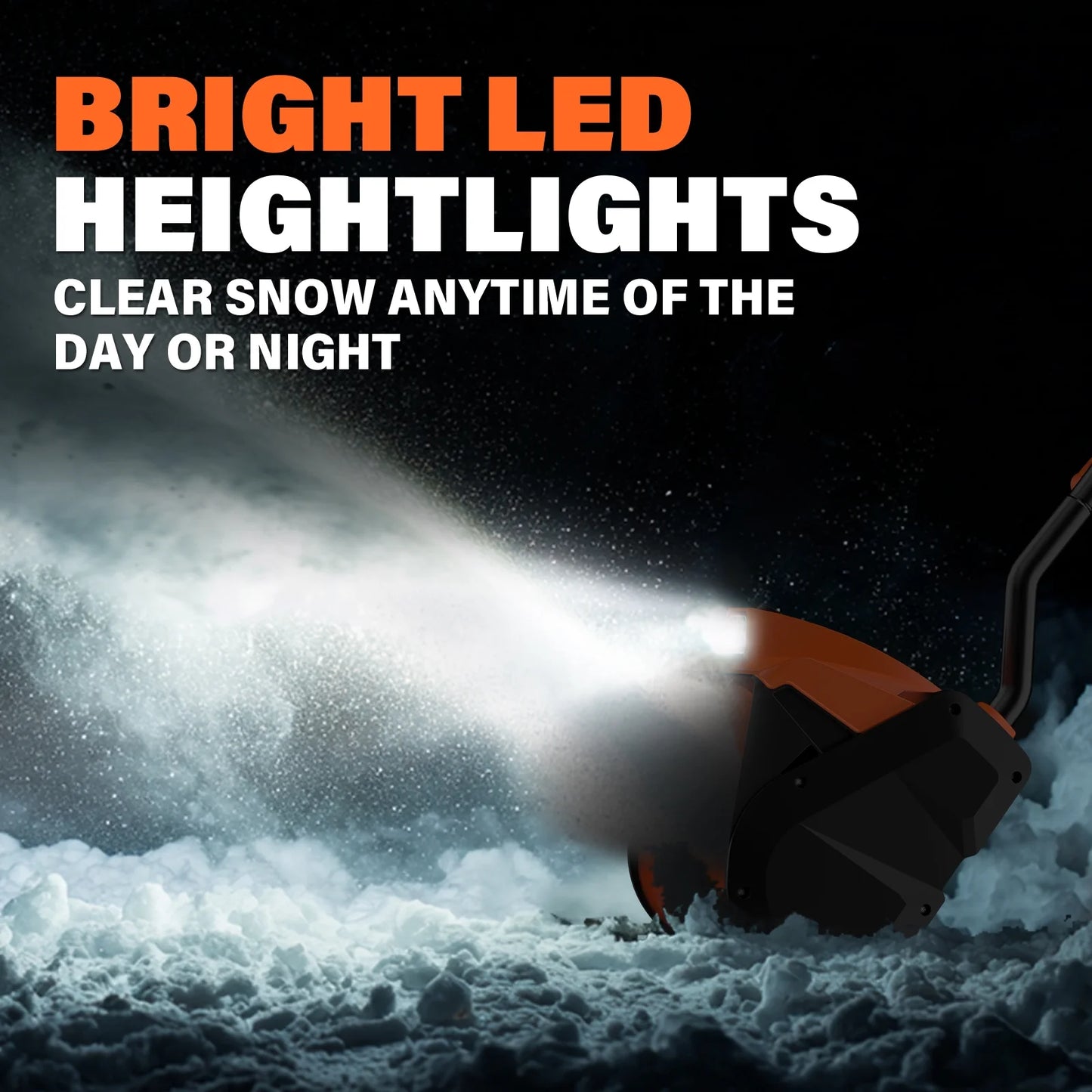 20V Cordless Electric Snow Shovel with 11-Inch Blade and Adjustable Handle, Includes 4.0Ah Battery, Charger, and Cover