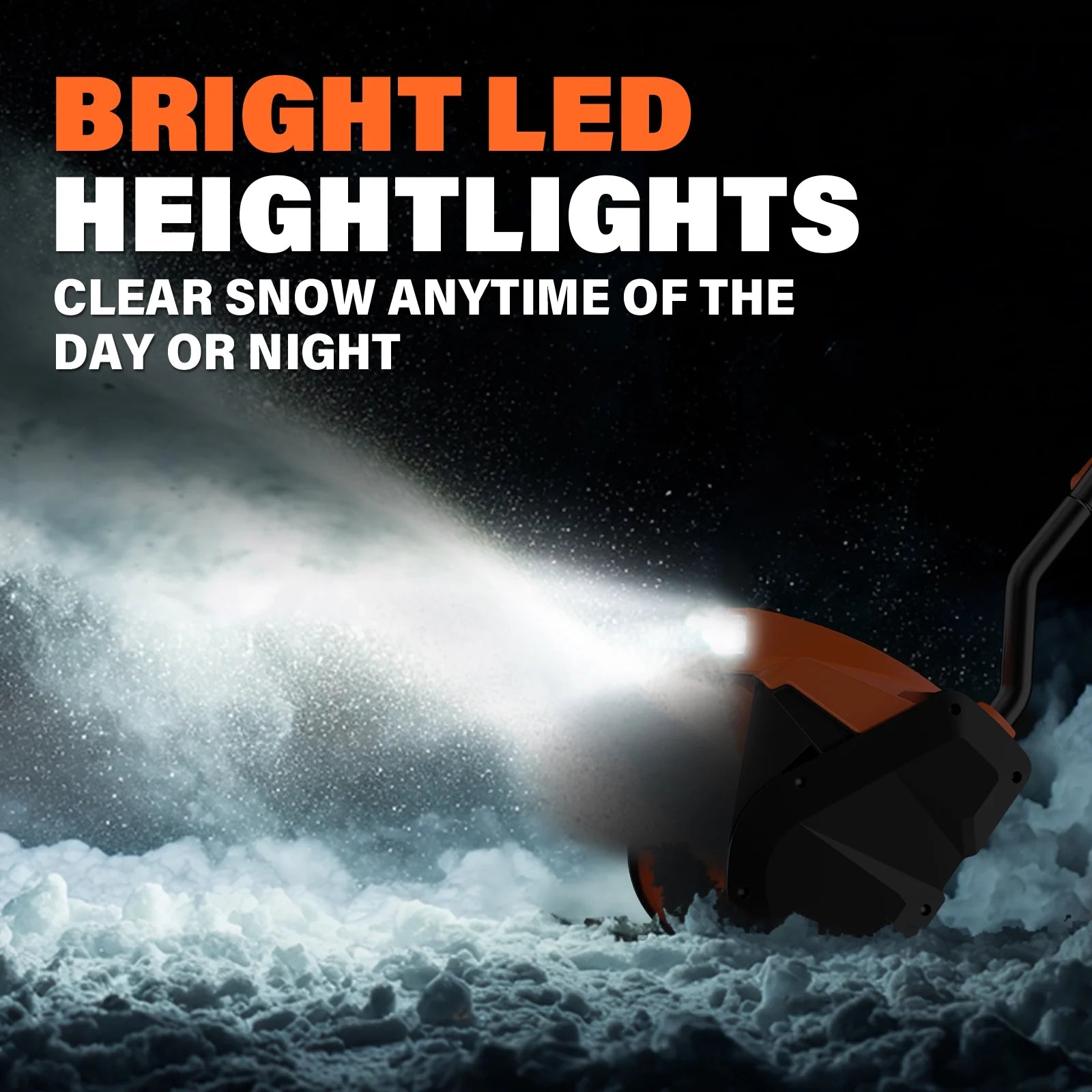 20V Cordless Electric Snow Shovel with 11-Inch Blade and Adjustable Handle, Includes 4.0Ah Battery, Charger, and Cover