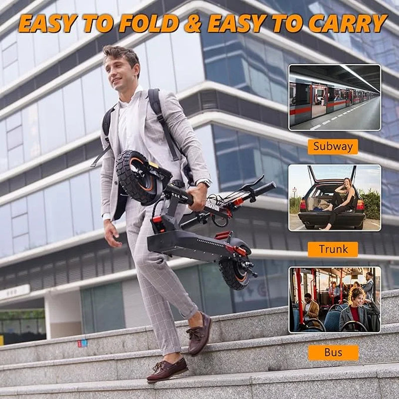 800W Electric Scooter for Adults with Seat, 12.5Ah Battery, 3 Speed Settings, Capable of 28 MPH and 32 Miles Range