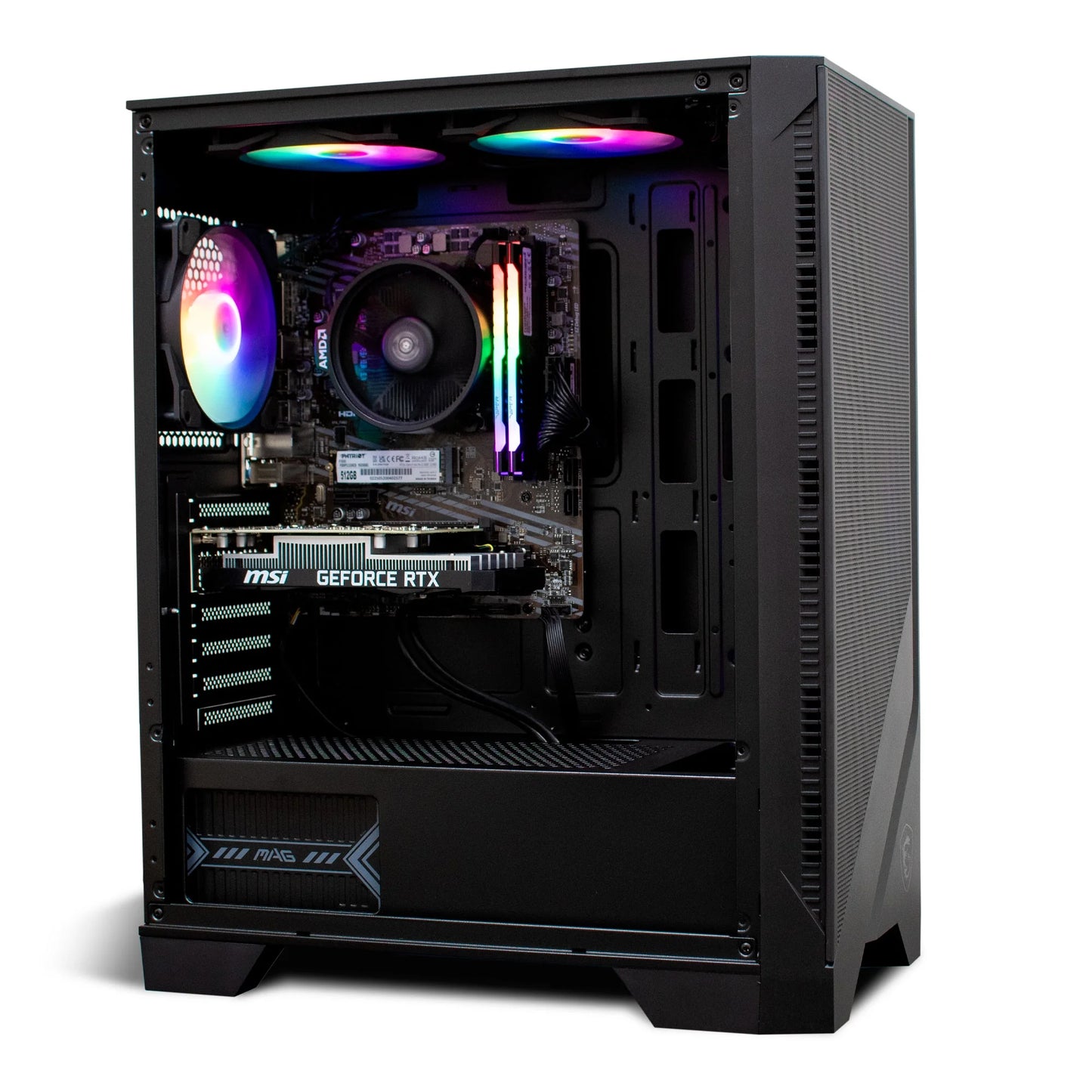 PC - AMD Ryzen 5 4500, 16GB RAM, 512GB SSD, Black, New