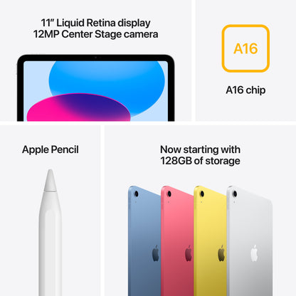 2025  iPad 11-Inch A16 Wi-Fi 128GB - Silver