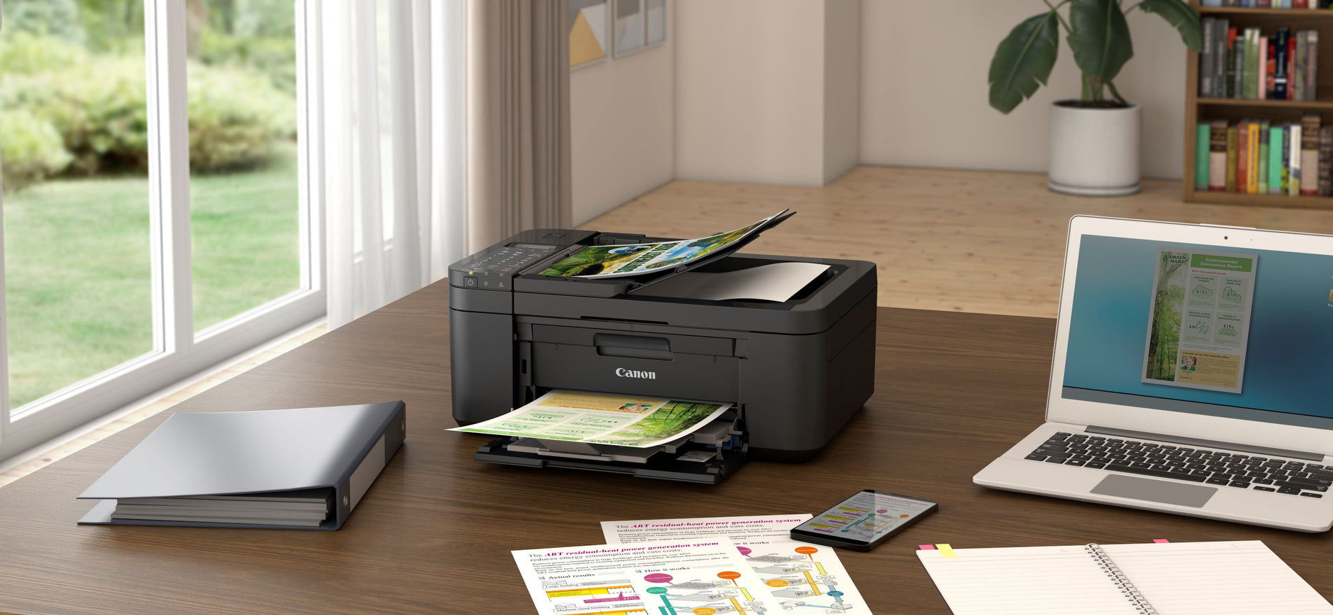 PIXMA TR4722 Wireless All-In-One Color Inkjet Printer for Home Office Applications