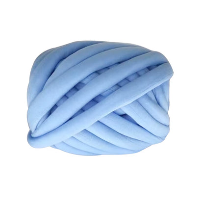 Washable Super Chunky Hand Knitting Yarn - Cotton Tube Yarn, Merino Wool Alternative, Pet Friendly, 250G