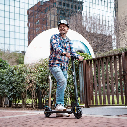 G2Plus Foldable Electric Scooter for Adults and Teens (Ages 8+) - 6" Tires, 200W Motor, 12 MPH, Gray