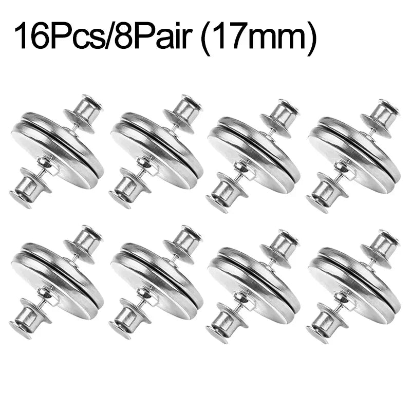 Magnetic Curtain Fastener Clips - 4/8 Pairs Detachable Light Control Window Screen Buckles