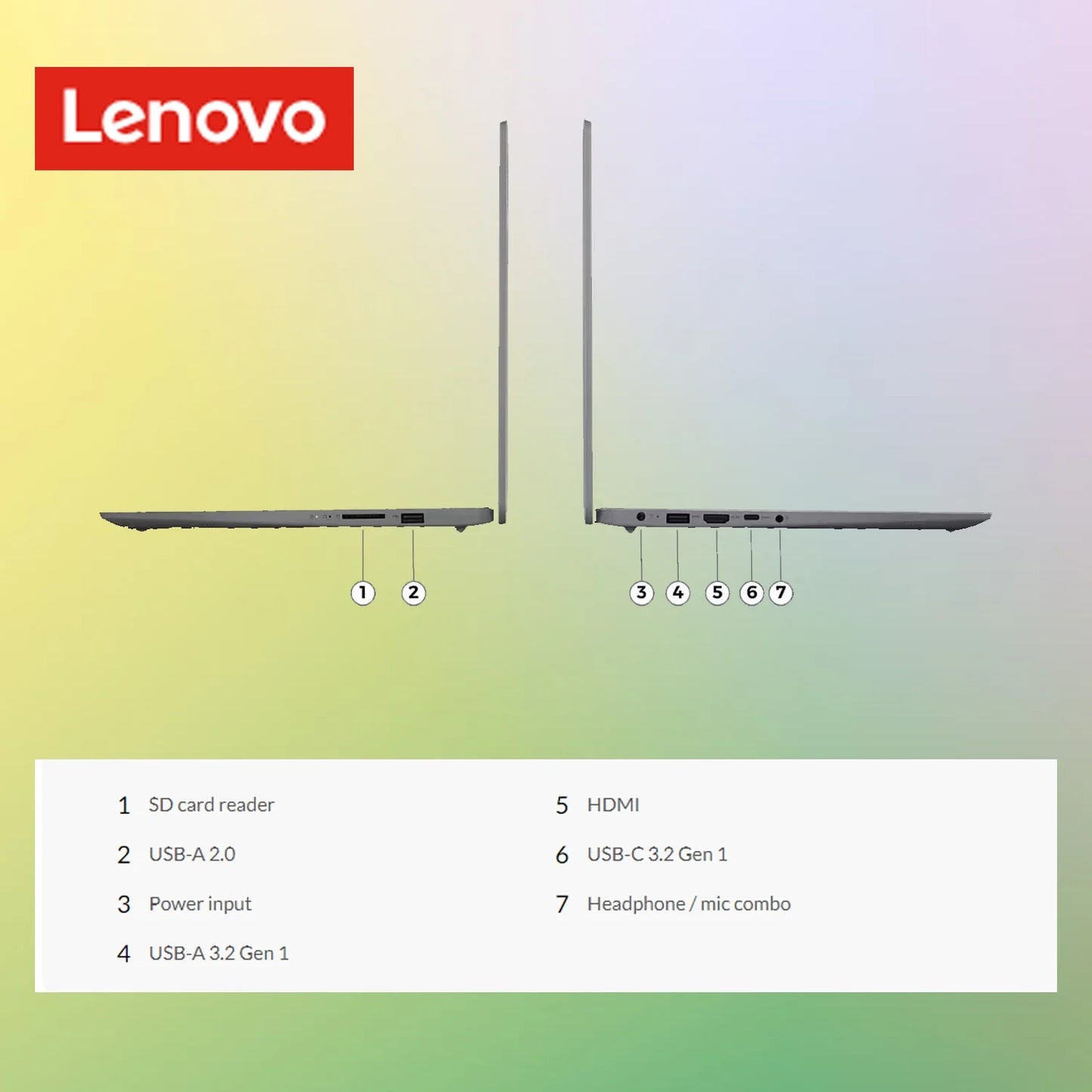 Ideapad 1 Student Laptop, 15.6" FHD Display, Intel Dual Core Processor, 8GB RAM, 128GB SSD + 128GB Emmc, 1 Yr Office 365, Wi-Fi 6, Windows 11 Home, Grey