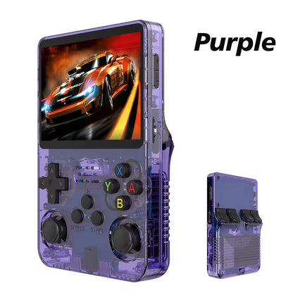 128GB R36S Retro Handheld Video Game Console with Linux System, 3.5-Inch IPS Screen, R35S Pro Portable Pocket Video Player, Preloaded with 64GB of Games