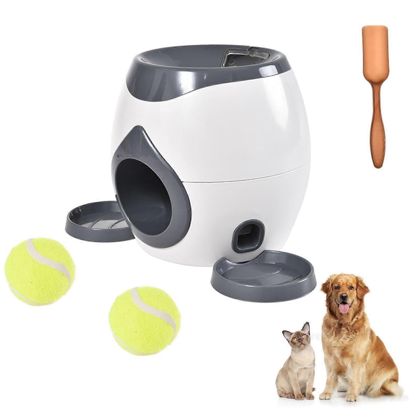 Automatic Dog Ball Launcher Interactive Treat Machine