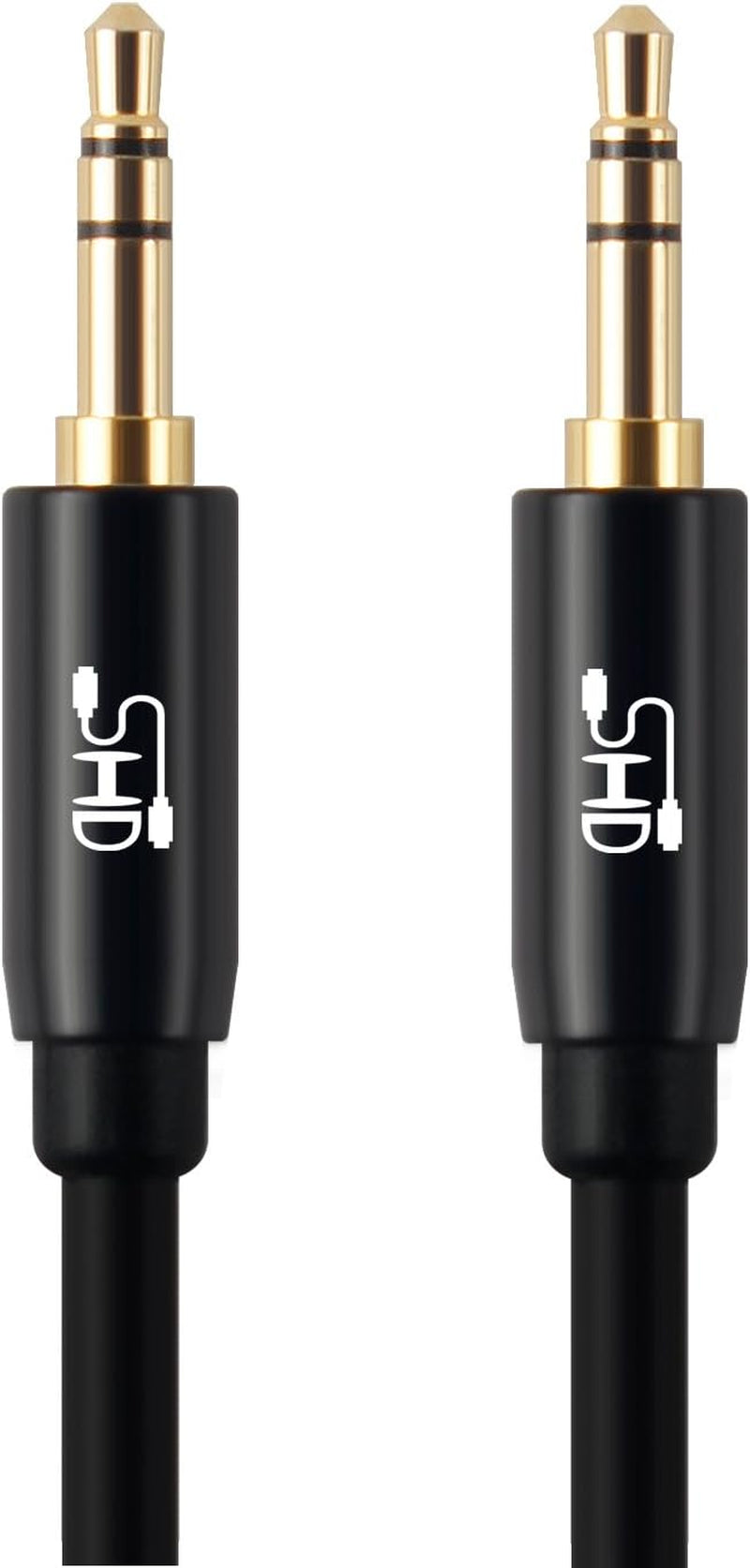 SHD Aux Cable, 3.5Mm Audio Cable Aux for Car Auxiliary Audio Stereo Cable 3.5Mm Cord Premium Sound Dual Shielded with Gold Plated Connectors-3Feet