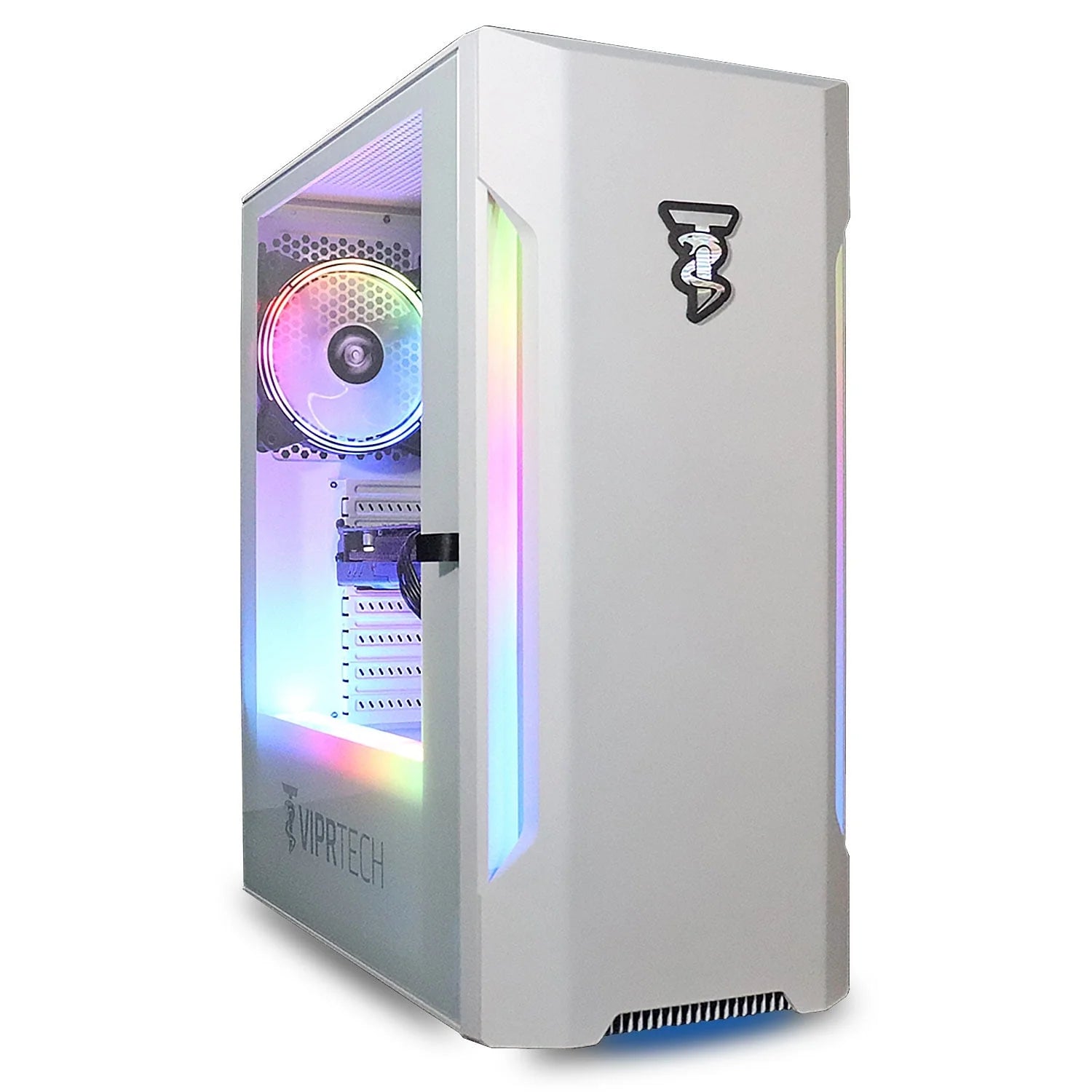 Intel I5 3.40Ghz, GTX 650, 8GB RAM, 1TB, Wifi, RGB, Entry Level Gaming PC, Desktop Computer White