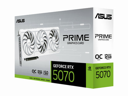 NVIDIA GeForce RTX 5070 Graphics Card - 12GB GDDR7 (Prime-RTX5070-O12G-White)