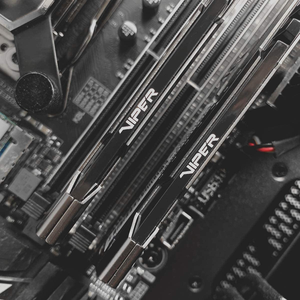 Patriot Memory Viper Steel DDR4 8GB (1 X 8GB) 3600Mhz Single W/Gunmetal Grey Heatshield - PVS48G360C8