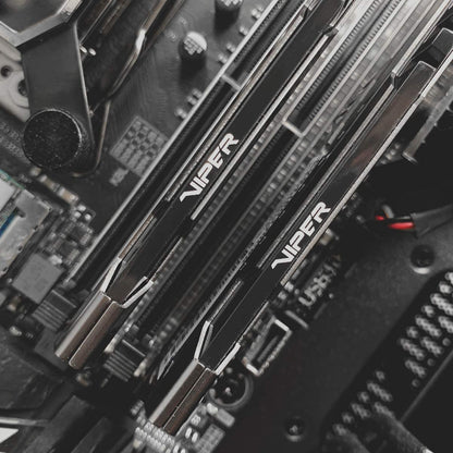 Patriot Memory Viper Steel DDR4 8GB (1 X 8GB) 3600Mhz Single W/Gunmetal Grey Heatshield - PVS48G360C8