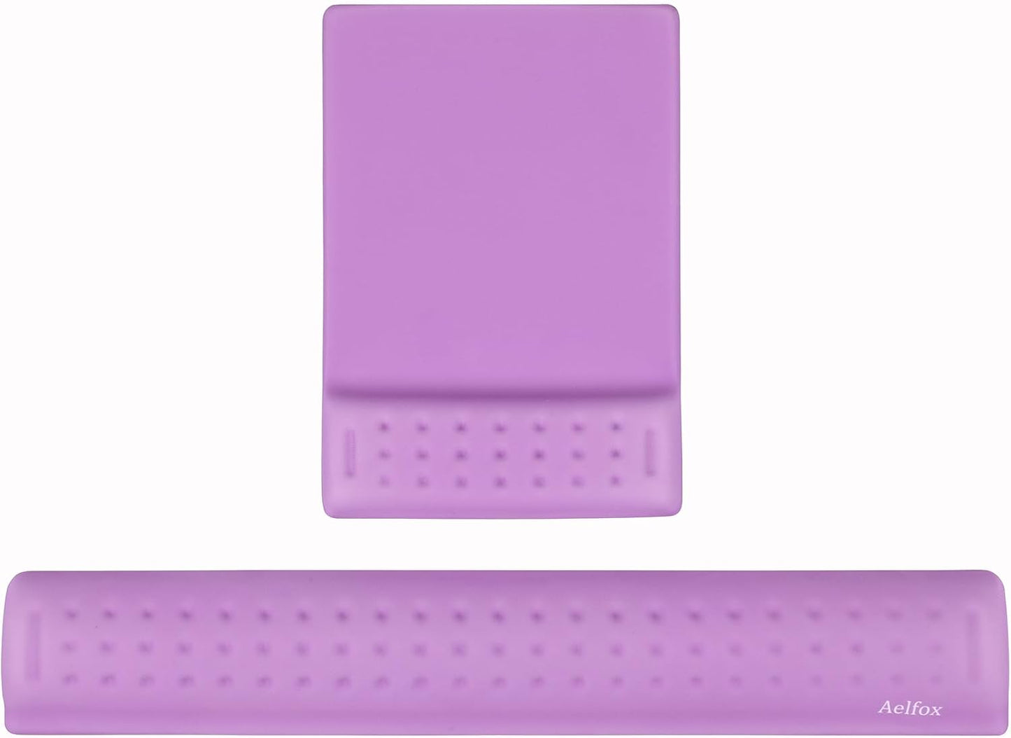 Keyboard Wrist Rest & Mouse Pad with Wrist Support Set, Memory Foam Ergonomic Wrist Pad for Computer Keyboard Laptop Wrist Rest, Arm Rest for Desk Accessories in Home Office School(Black)