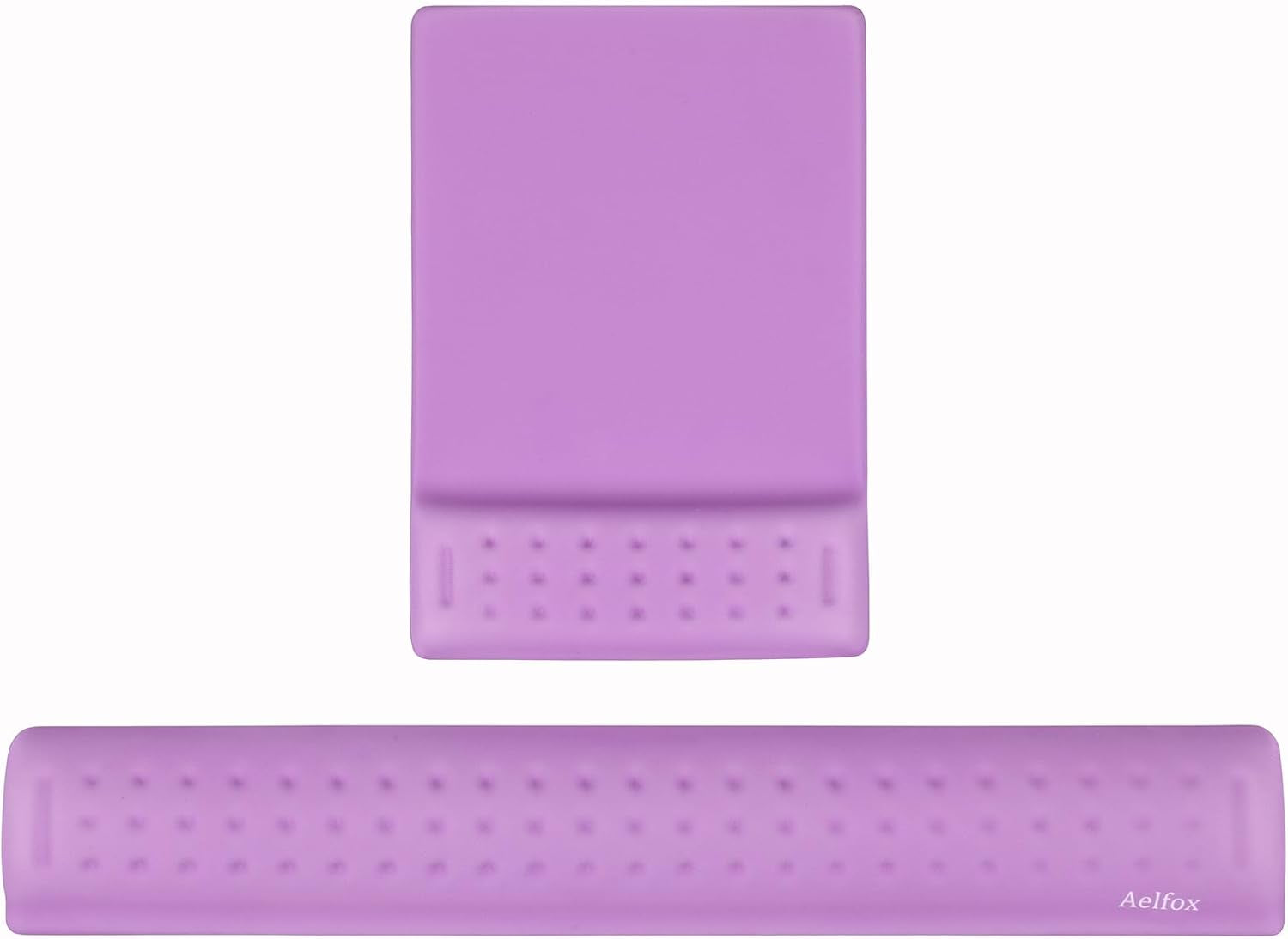 Keyboard Wrist Rest & Mouse Pad with Wrist Support Set, Memory Foam Ergonomic Wrist Pad for Computer Keyboard Laptop Wrist Rest, Arm Rest for Desk Accessories in Home Office School(Black)