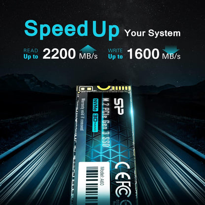 Silicon Power 512GB Nvme M.2 Pcie Gen3X4 2280 SSD (SP512GBP34A60M28)