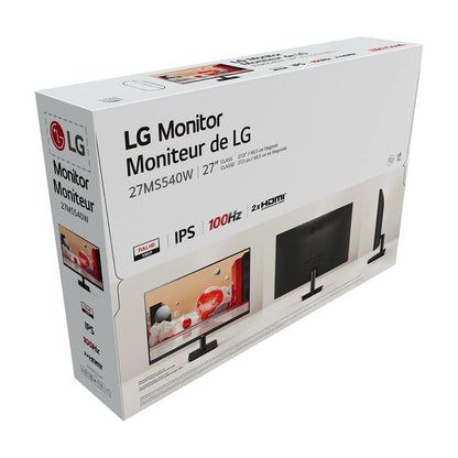27-Inch IPS Full HD 1080P 100Hz Computer Monitor - Model 27MS540W-B