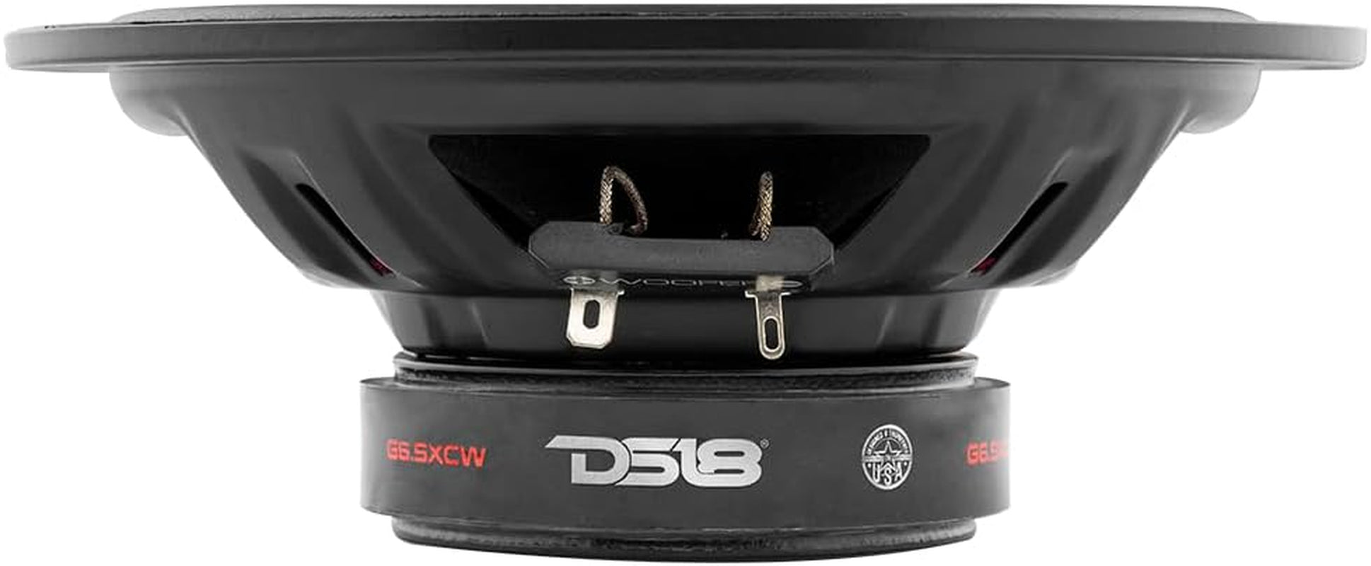 DS18 GEN-X6.5C Component Set - 6.5", 2-Way, 150W Max, 50W RMS, Black Paper Cone, Tetorn Dome Tweeters, 4 Ohms - Clarity Unparalled by Other Speakers in Their Class (2 Speakers)