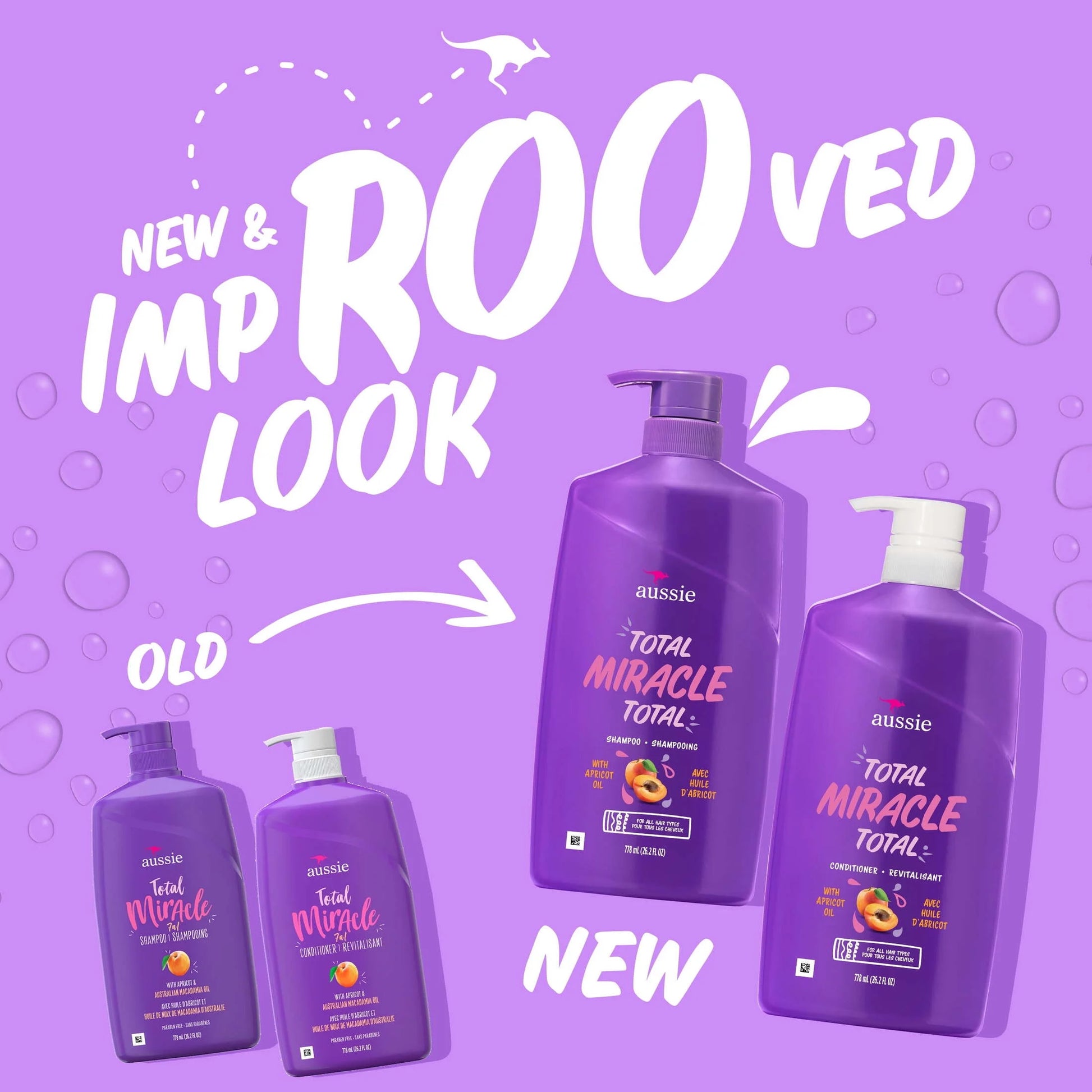 Total Miracle Dual Pack: Apricot & Macadamia Oil Paraben-Free Shampoo and Conditioner