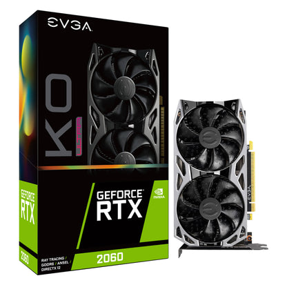 GeForce RTX 2060 KO Ultra Gaming 6GB Dual Fan Graphics Card - Black