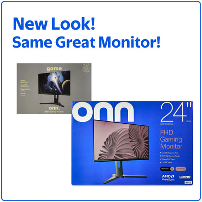 24-Inch Full HD (1920 x 1080) 180Hz 1ms FreeSync Gaming Monitor with HDMI and DisplayPort Cables, Black