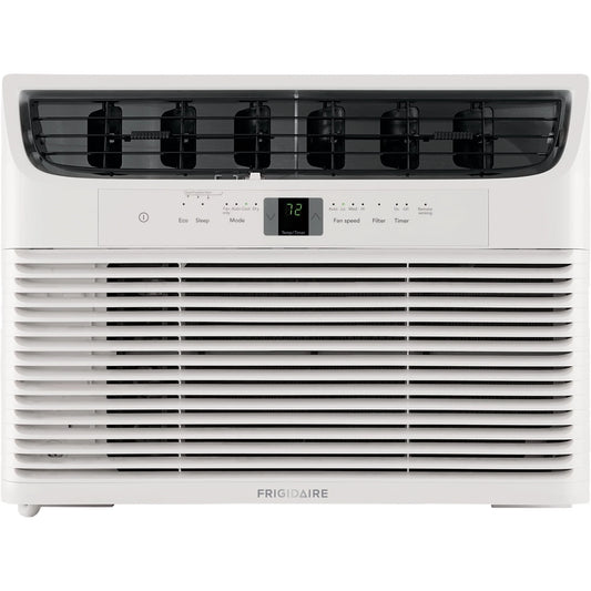 10,000 BTU Window Air Conditioner for Rooms up to 450 Sq Ft, White Finish
