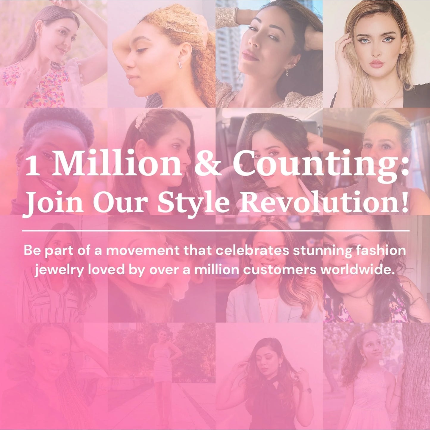 Bethany 18K White Gold Plated 15mm Hoop Earrings with Swarovski Crystals for Women