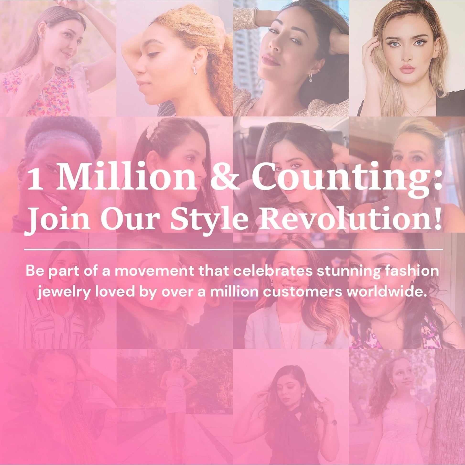 Bethany 18K White Gold Plated 15mm Hoop Earrings with Swarovski Crystals for Women