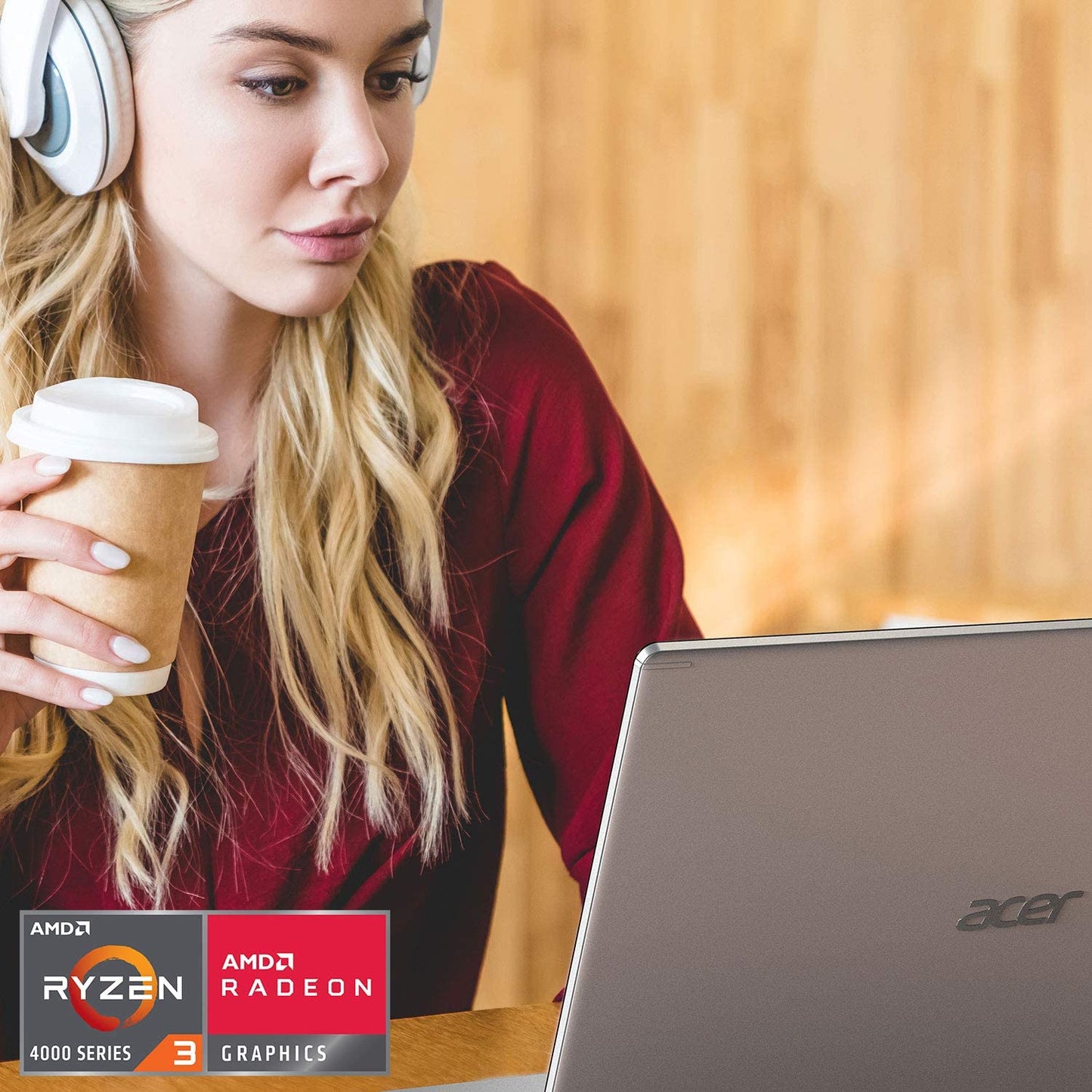 Acer Aspire 5 A515-44-R93G, 15.6" Full HD, AMD Ryzen 3 4300U Mobile Processor with Radeon Graphics, 4GB DDR4, 128GB Nvme SSD, Wifi 5, HD Webcam, Fingerprint Reader, Backlit Keyboard, Windows 10 S