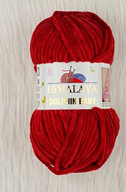 Himalaya Dolphin Baby Super Bulky Blanket Yarn - 655 Yards (600M), Velvet Texture, 500 Grams (17.63 Ounces)