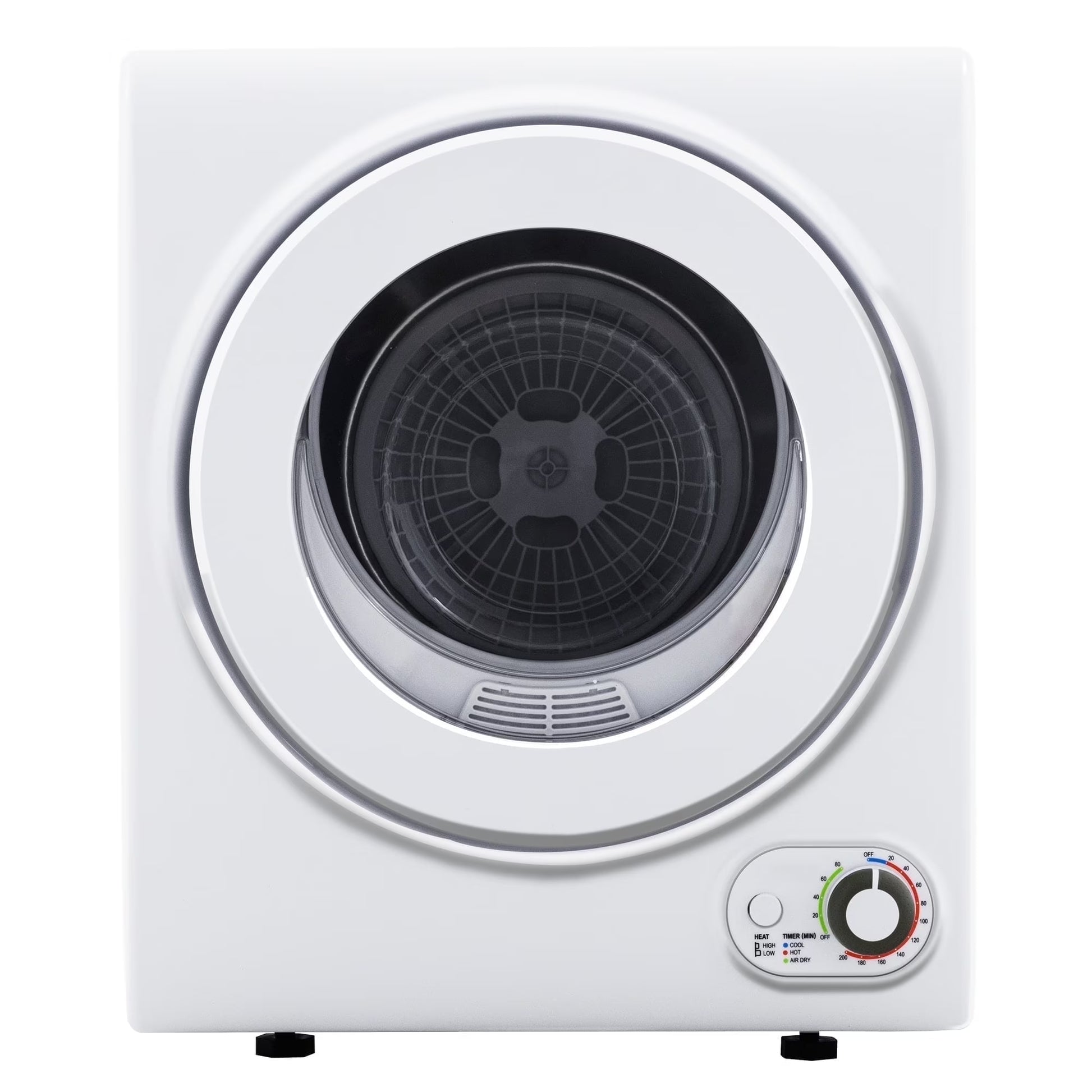 1.6 Cu. Ft. Electric Portable Clothes Dryer - Compact Design, 19.5 in W x 23.6 in H