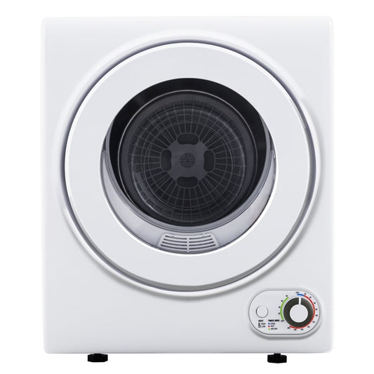 1.6 Cu. Ft. Electric Portable Clothes Dryer - Compact Design, 19.5 in W x 23.6 in H