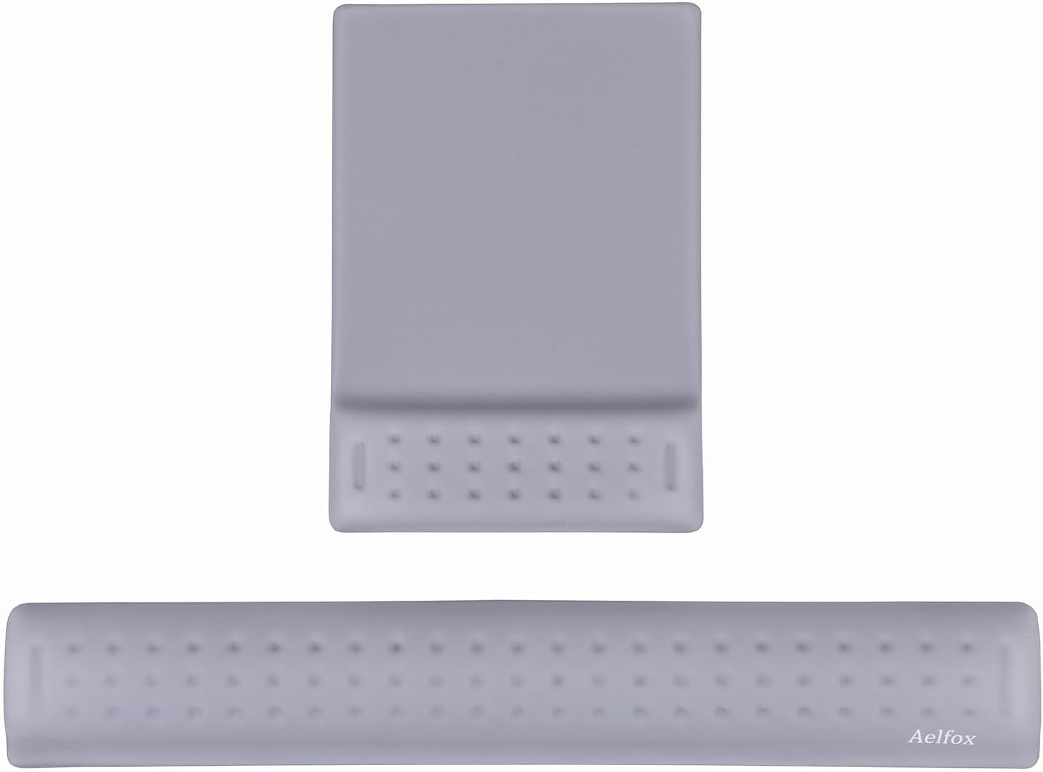 Keyboard Wrist Rest & Mouse Pad with Wrist Support Set, Memory Foam Ergonomic Wrist Pad for Computer Keyboard Laptop Wrist Rest, Arm Rest for Desk Accessories in Home Office School(Black)