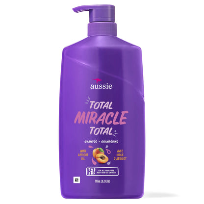 Total Miracle Shampoo, Paraben-Free Formula for All Hair Types, 26.2 Fl Oz