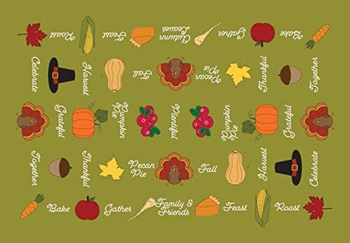 Thanksgiving Tablecloth - 59" x 86" - Christmas.Uk
