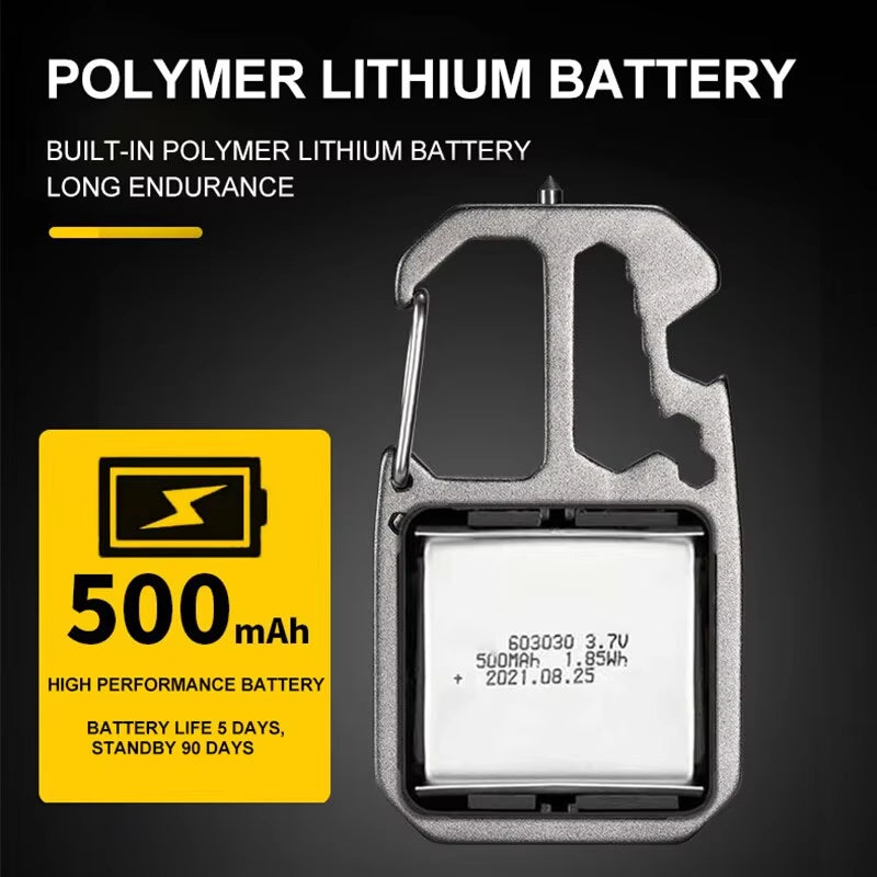 Compact Mini LED Keychain Flashlight - Powerful and Lightweight Portable Illumination