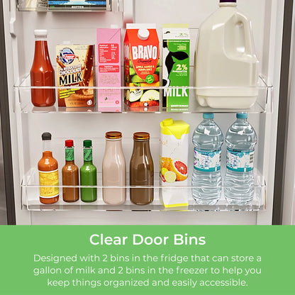 04671332 White Freezer with Ice Maker