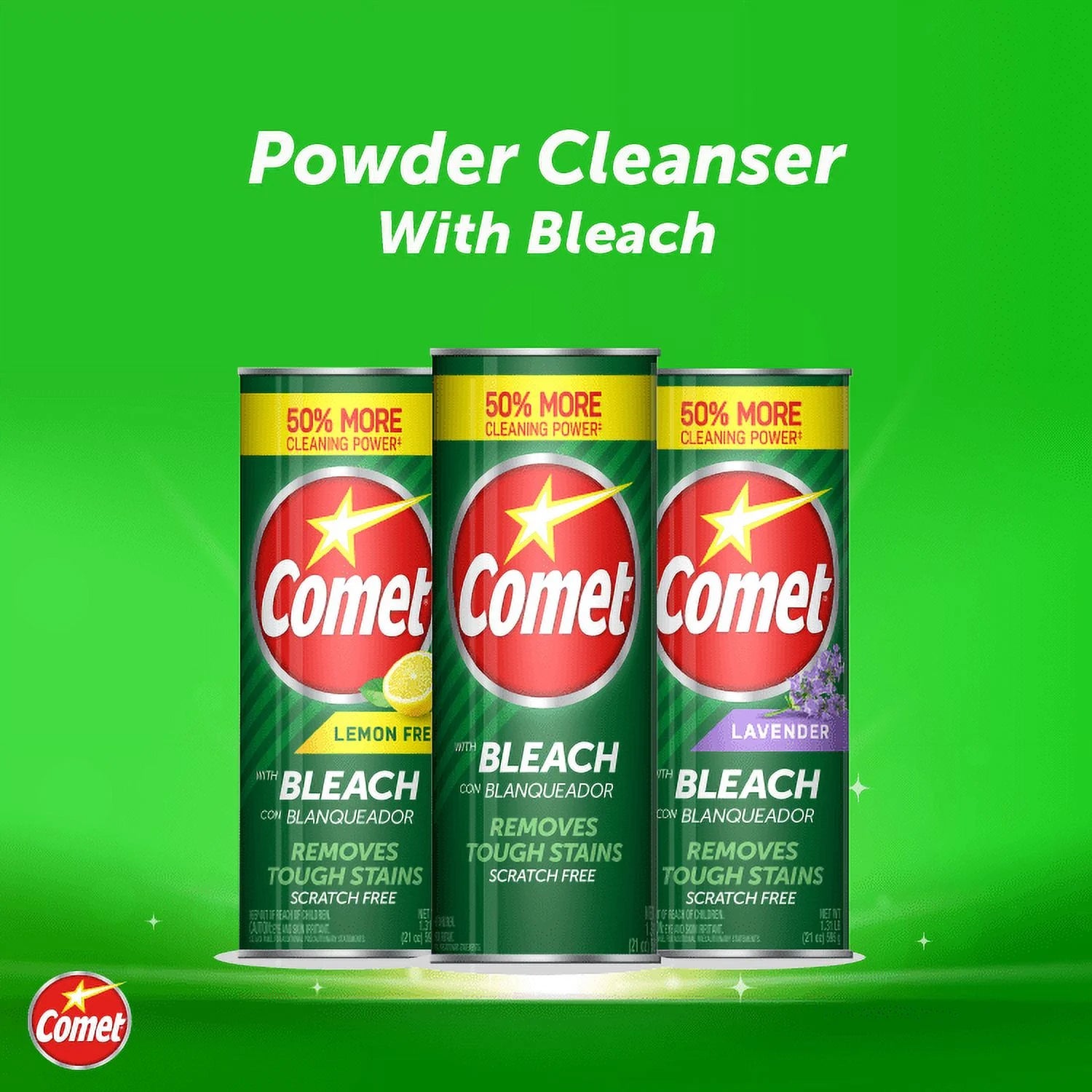 All-Purpose Cleaning Powder with Bleach, 21 oz