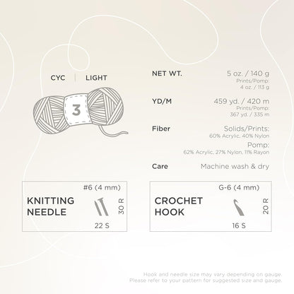 Lion Brand Yarn Baby Soft Blanket Yarn for Crocheting, Knitting, and Crafts, Lemonade, Set of 3