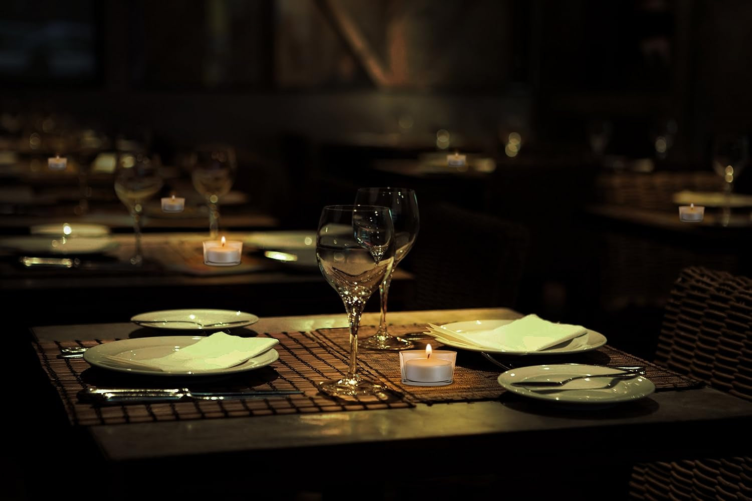 Hyoola Bulk Tea Light Candles - 50 Pack of Natural Palm Oil Unscented Candles - European Quality - 4 Hour Burn Time