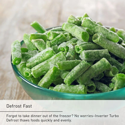 2.2-Cubic Foot 1250W Countertop Microwave with Inverter Technology in Stainless Steel NN-SN95HS