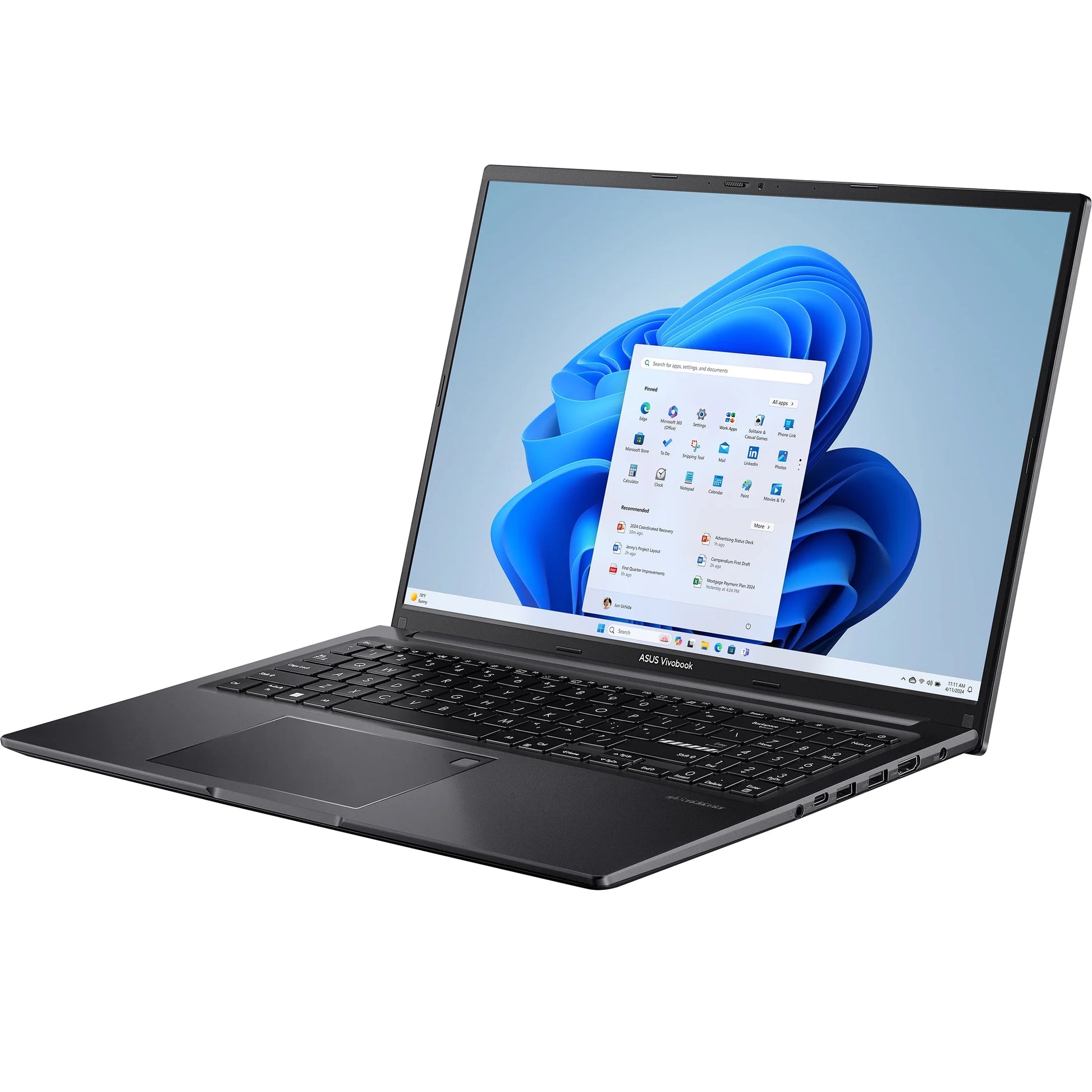Vivobook 16" WUXGA Laptop with Intel Core i7-1355U, 16GB RAM, and 512GB SSD in Black