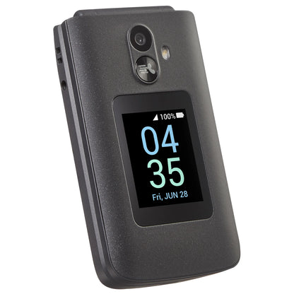 Tracfone  Flip 3 Prepaid Feature Phone with 16GB Storage in Gray (Locked to Tracfone)