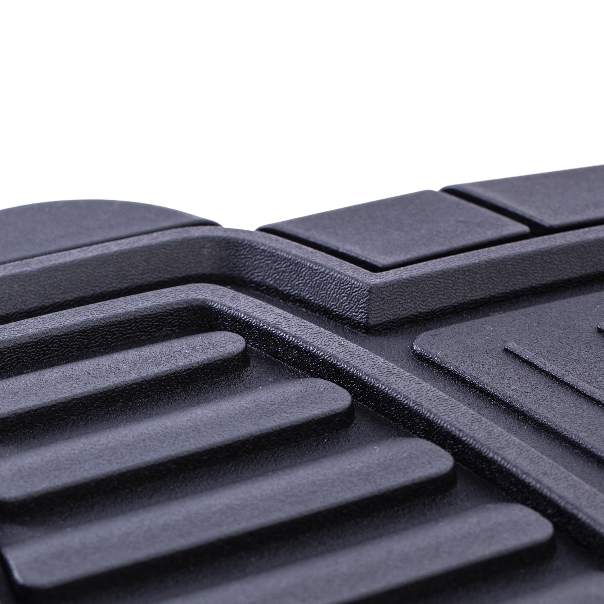 Premium 4-Piece Rubber Car Mat Set - Universal Fit for Cars and Trucks, Toll Black