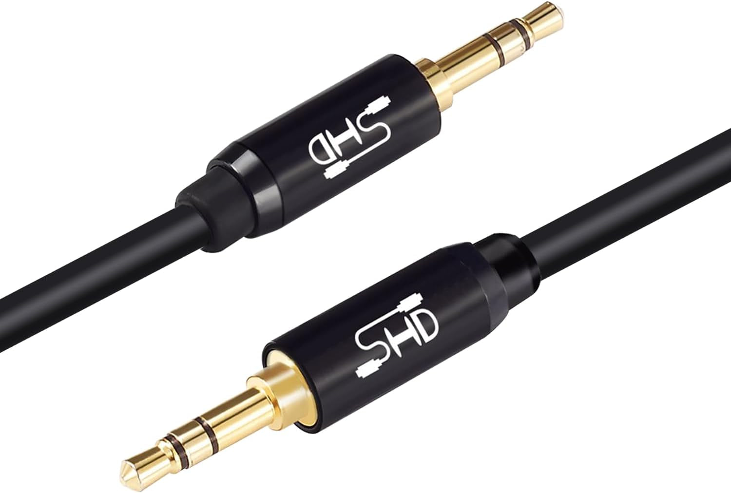 SHD Aux Cable, 3.5Mm Audio Cable Aux for Car Auxiliary Audio Stereo Cable 3.5Mm Cord Premium Sound Dual Shielded with Gold Plated Connectors-3Feet