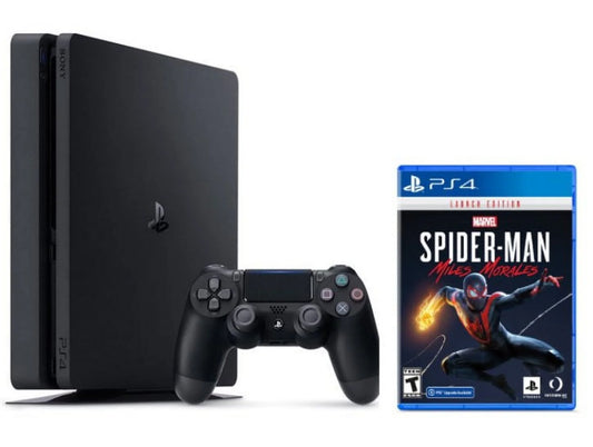 2021 Playstation 4 PS4 Slim 1TB Console Game Bundle with Spider-Man: Miles Morales